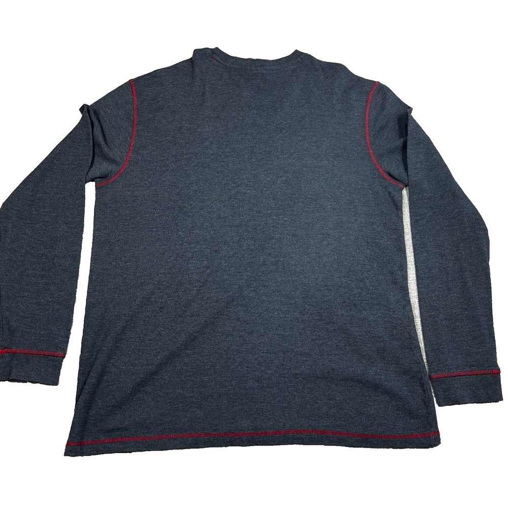 Ohio State Buckeyes Colosseum Thermal Shirt Men's XXL Gray Long Sleeve - Picture 5 of 6